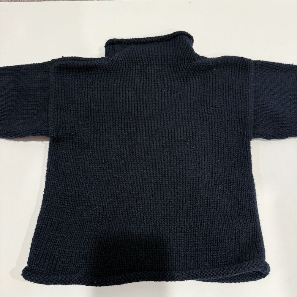 Red Wagon Navy Blue Lobster Sweater Boys 24 Months 100% Cotton Knit Peru - Picture 6 of 6